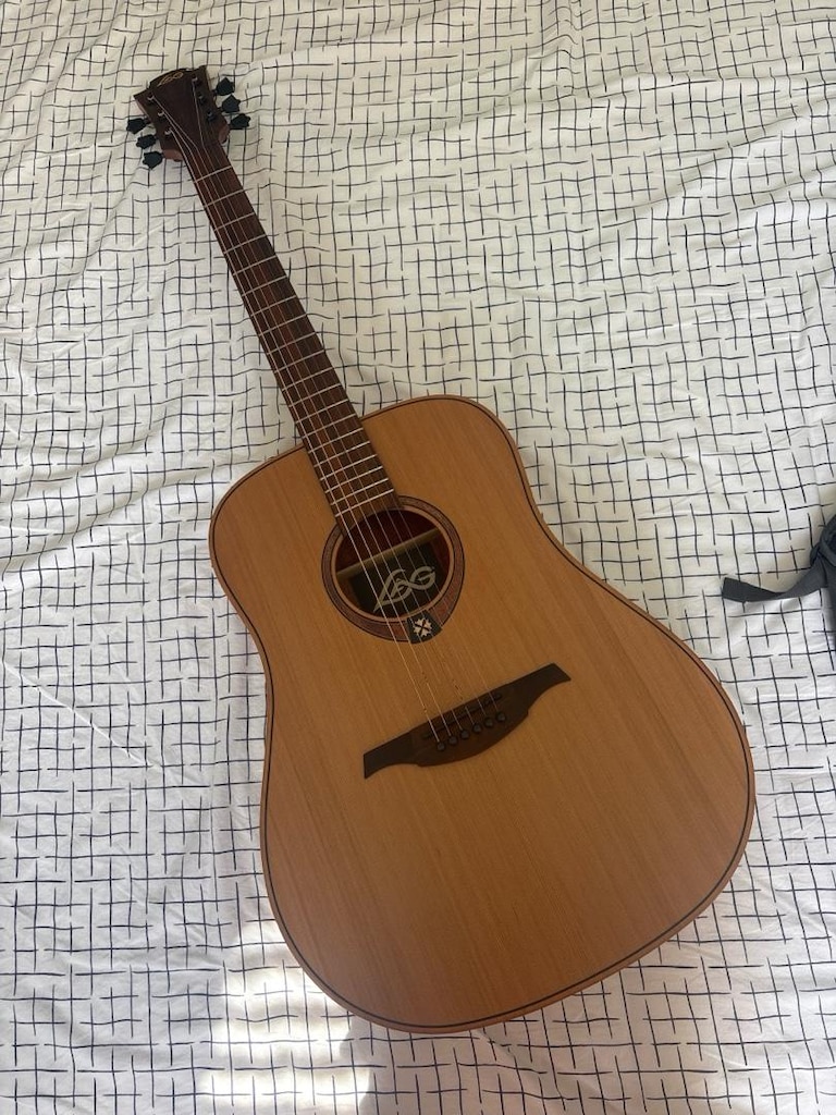 LAG T170D Akustik gitar ve lea gitar kılıfı
