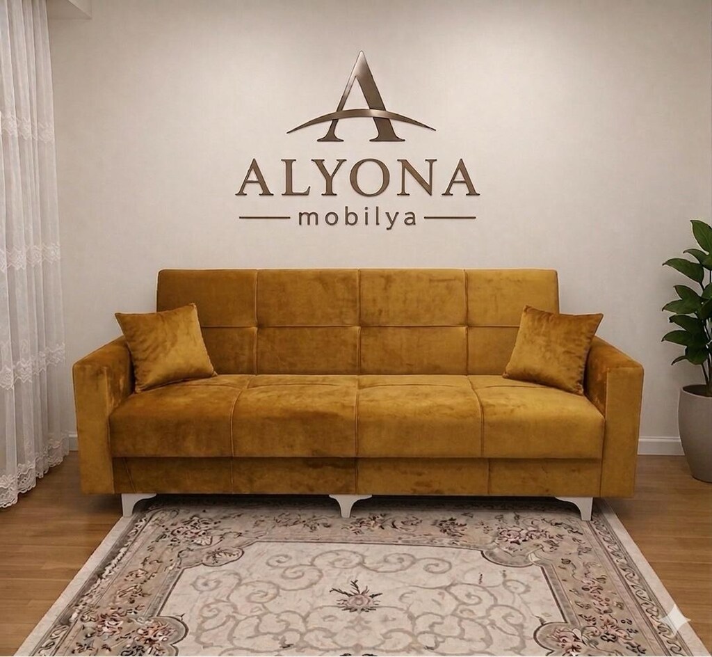 ALYONA MOBİLYA DAN YATAKLI BAZALI ÇEKYATLAR KAPIDA ÖDEME İSTANBUL - 16