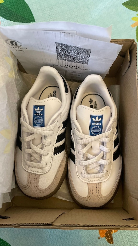 Adidas Samba OG Bebek Beyaz Spor Ayakkabı (22 numara) (IE3679) - 6