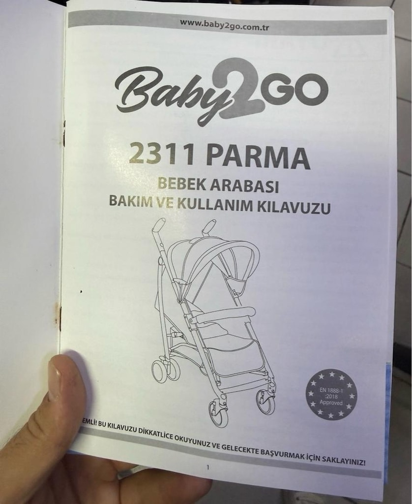 Baby2 go 2311 PARMA Baston bebek arabası - 9