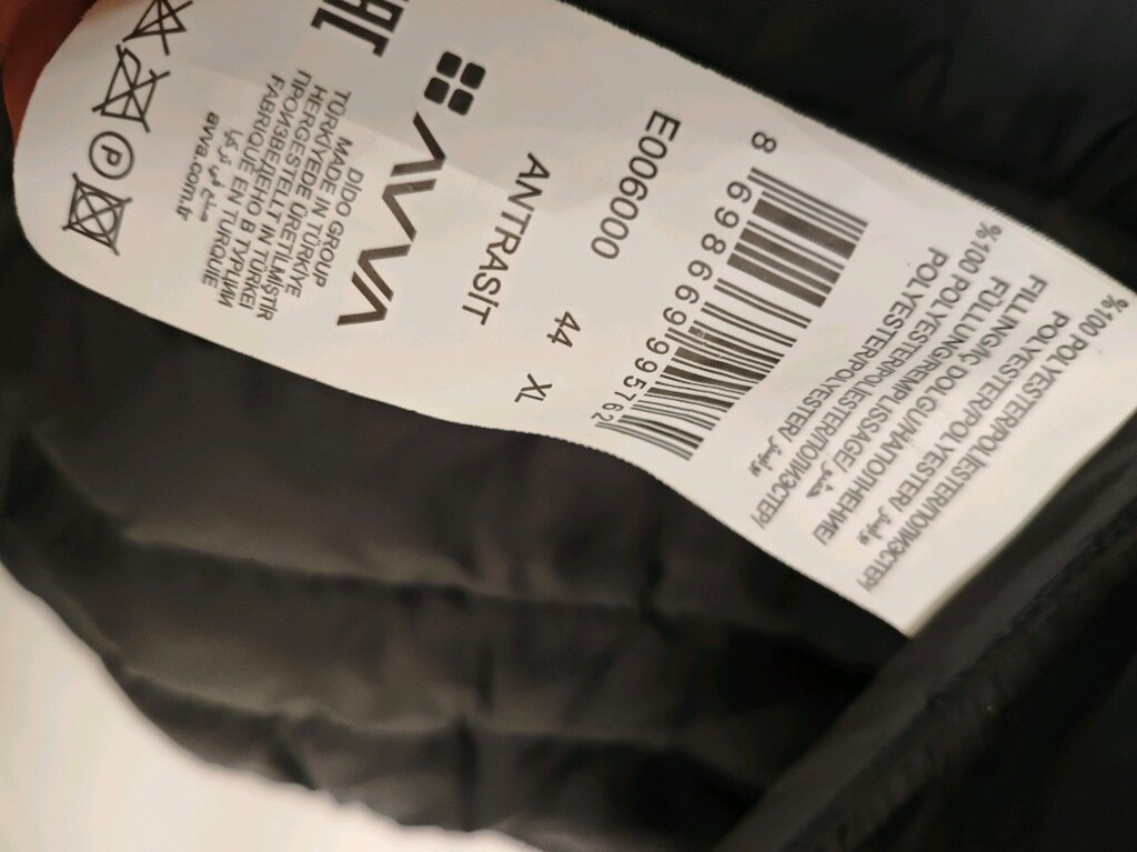 AVVA Antrasit XL Beden Mont - 6