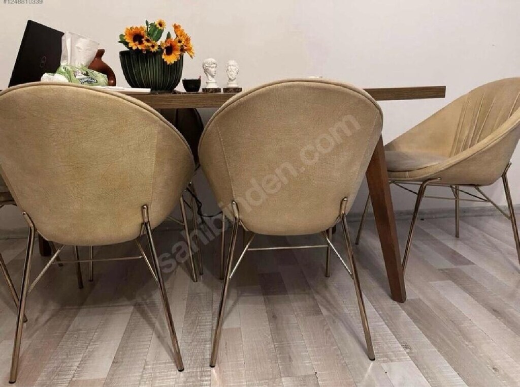 VİVENSE 6 KİŞİLİK YEMEK MASASI VE SANDALYE TAKIMI - 5