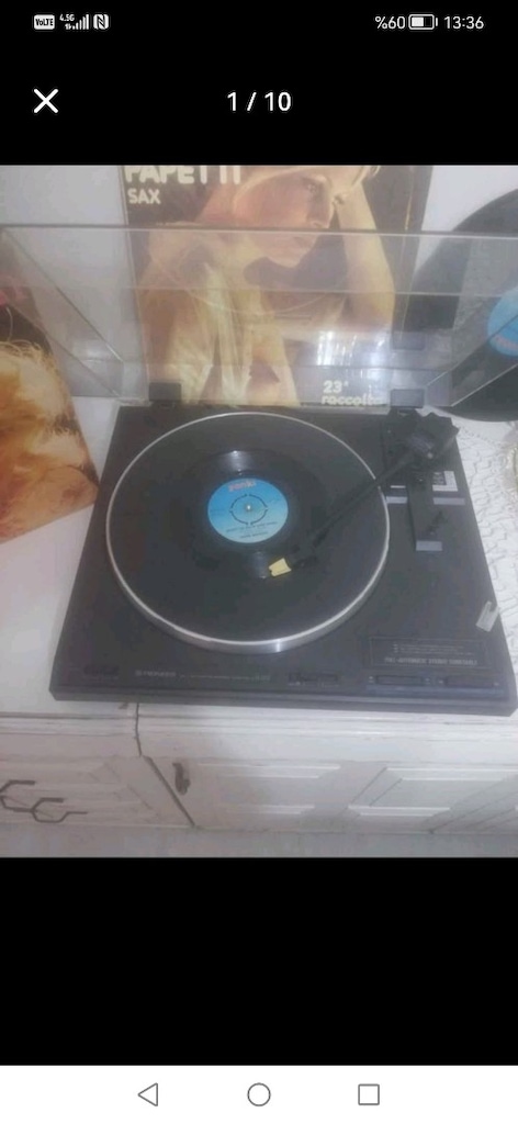 PIONEER PLAKÇALAR STEREO YARİ OTOMATİK DEK TEMIZ FAAL TEST EDEREK TESL - 8
