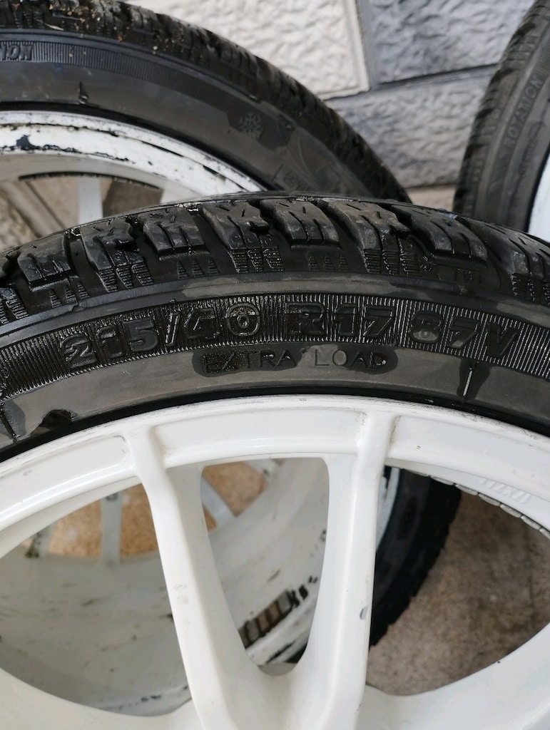 17 İnç Beyaz OZ Racing Jant Takımı ve Riken Kış Lastikleri - 16