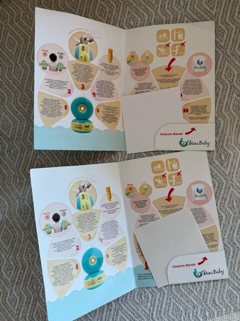 2 ÇİFT ORİJİNAL My Mini Baby Kolluk + Decathlon UV Şapka Hediyeli