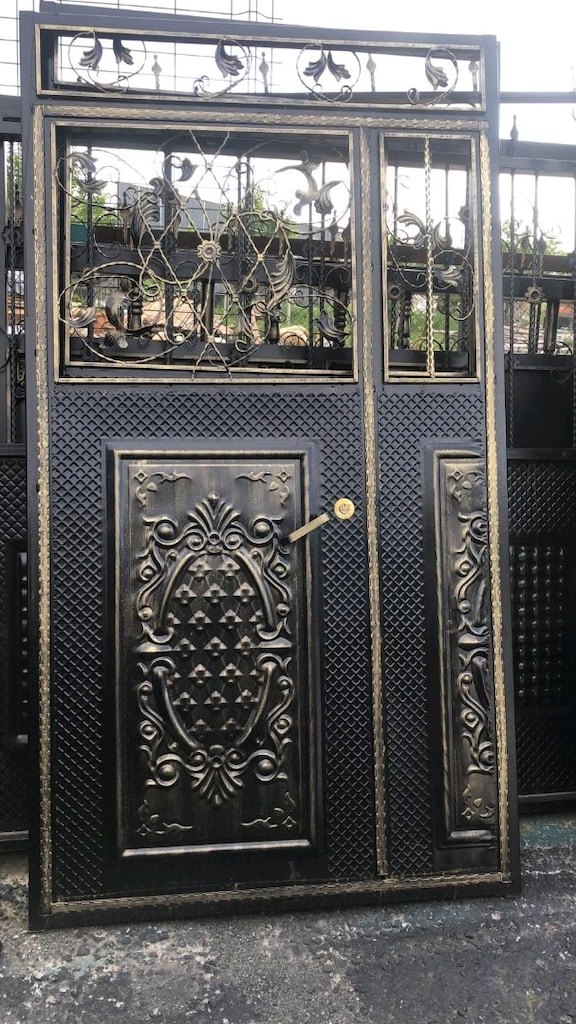 Üreticiden Yüksek Güvenlikli Demir Kapı / Bina, Bahçe ve Depo Giriş - 7