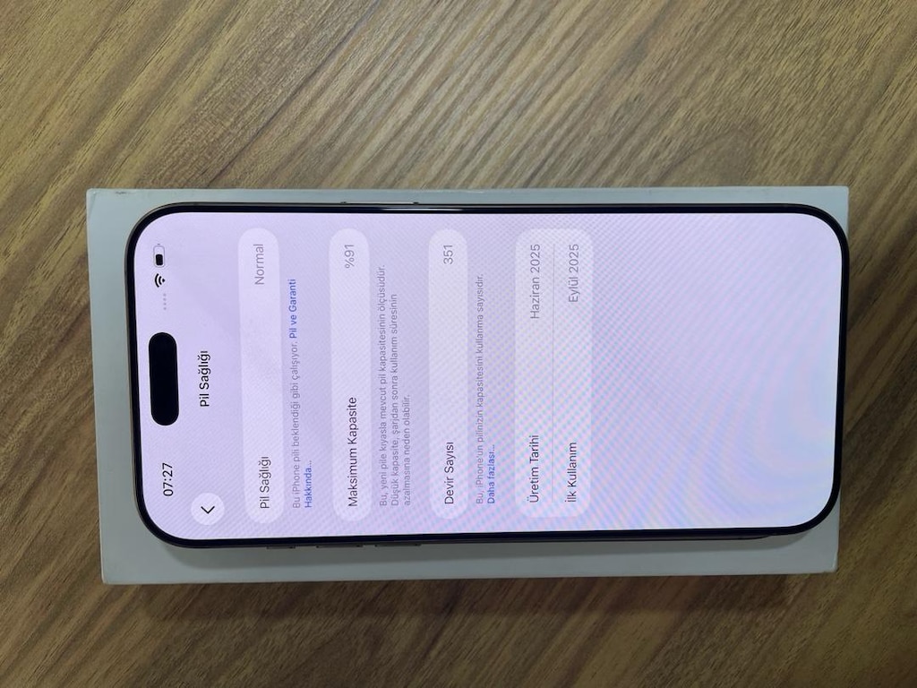 İPHONE 16 PRO MAX 256 GB PİL 91 YD KAPALI - 11