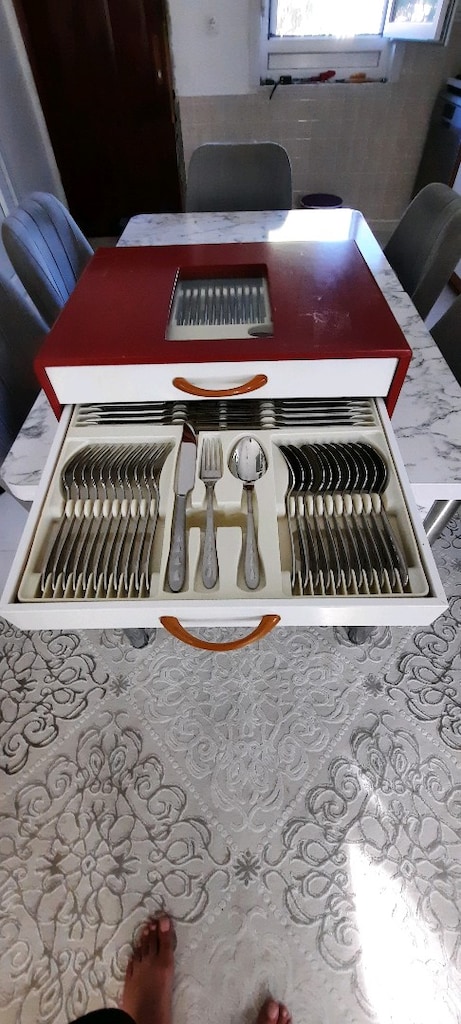 güral çelik çatal bıçak seti 3 bölmeli (87 parça) - 4
