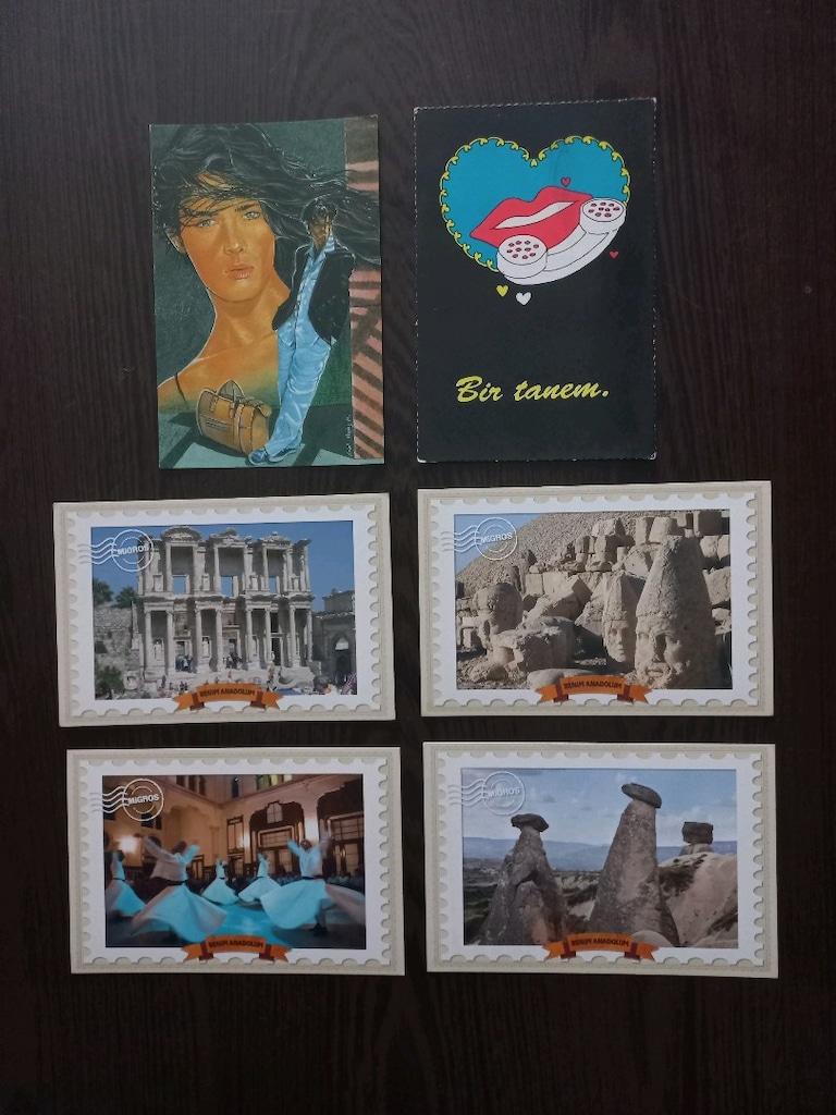 32 Adet Farklı Kartpostal - 5