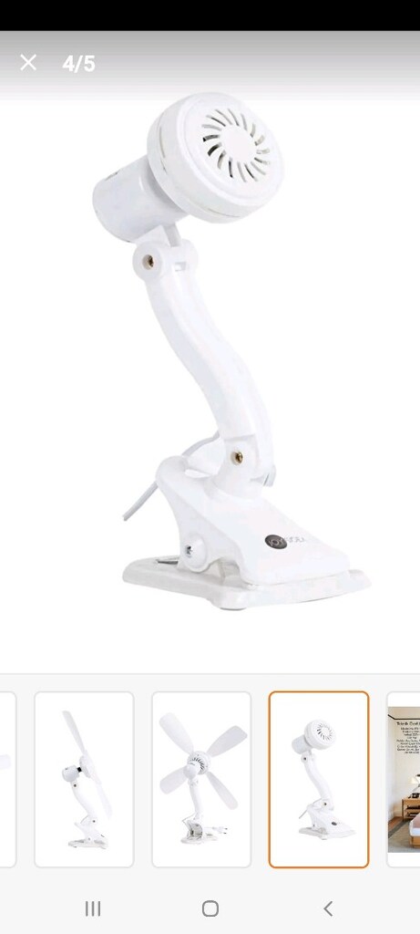 Joysidea Fn-50 4 Kanatlı Mandallı (urun kullanilmis)Akrobat Vantilatör - 5