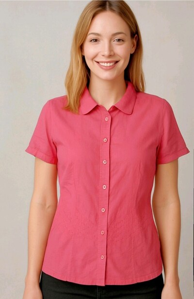 BONCUKLU İNCECİK BLUZ FUŞYA S MISRA h&M Trendyol mango zara koton