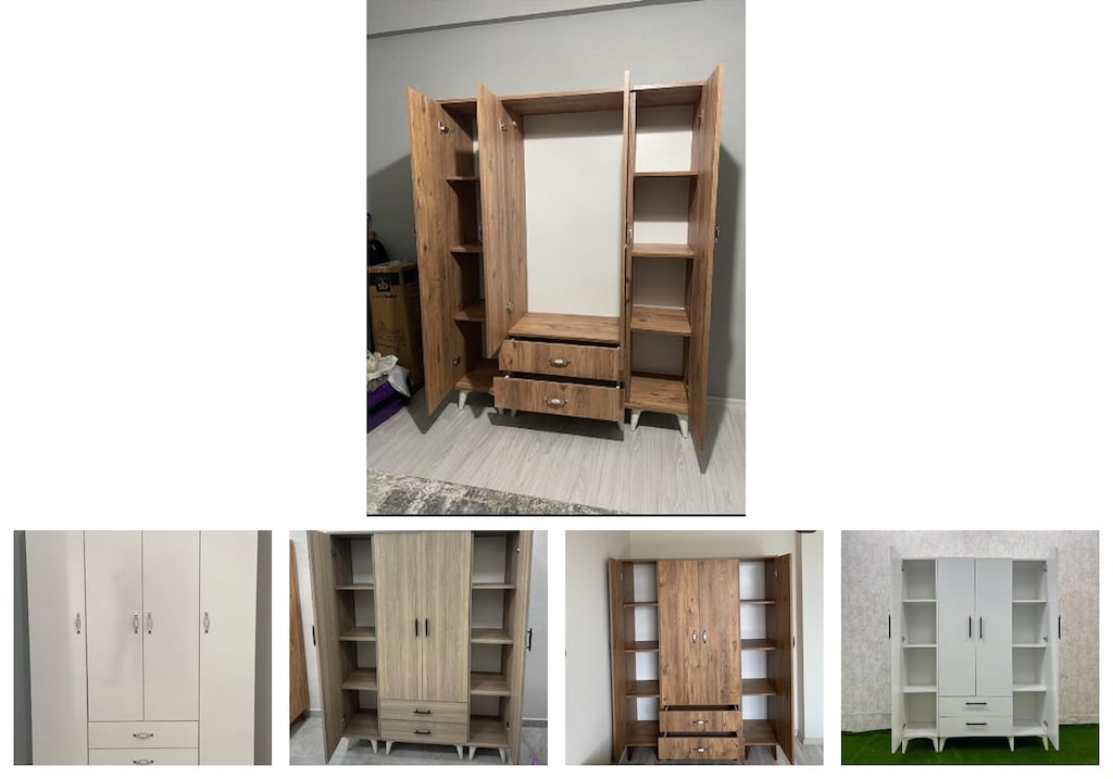 4 kapaklı elbise dolabı crmlcaidbd - 2