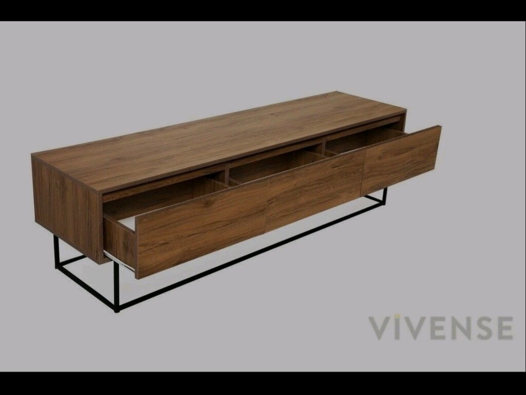 VİVENSE Açık Ceviz Tv Sehpası 180 cm - 7