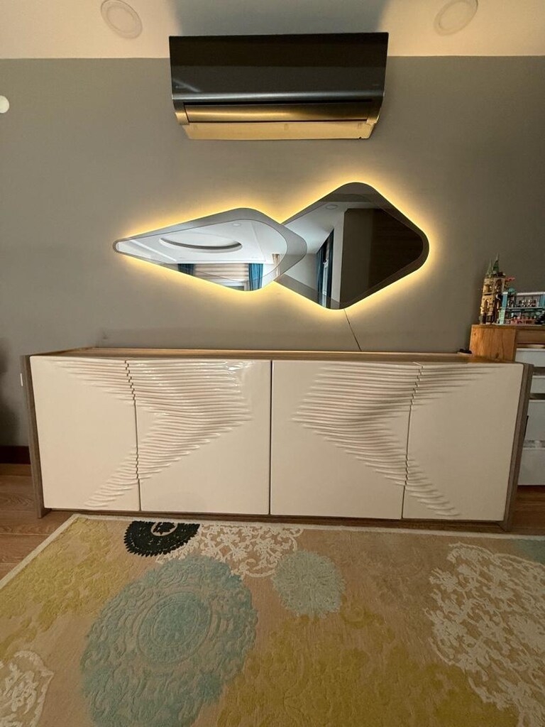 mobilya konsol lake led aynalı - 2