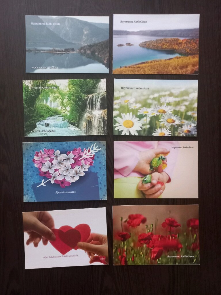 32 Adet Farklı Kartpostal - 6