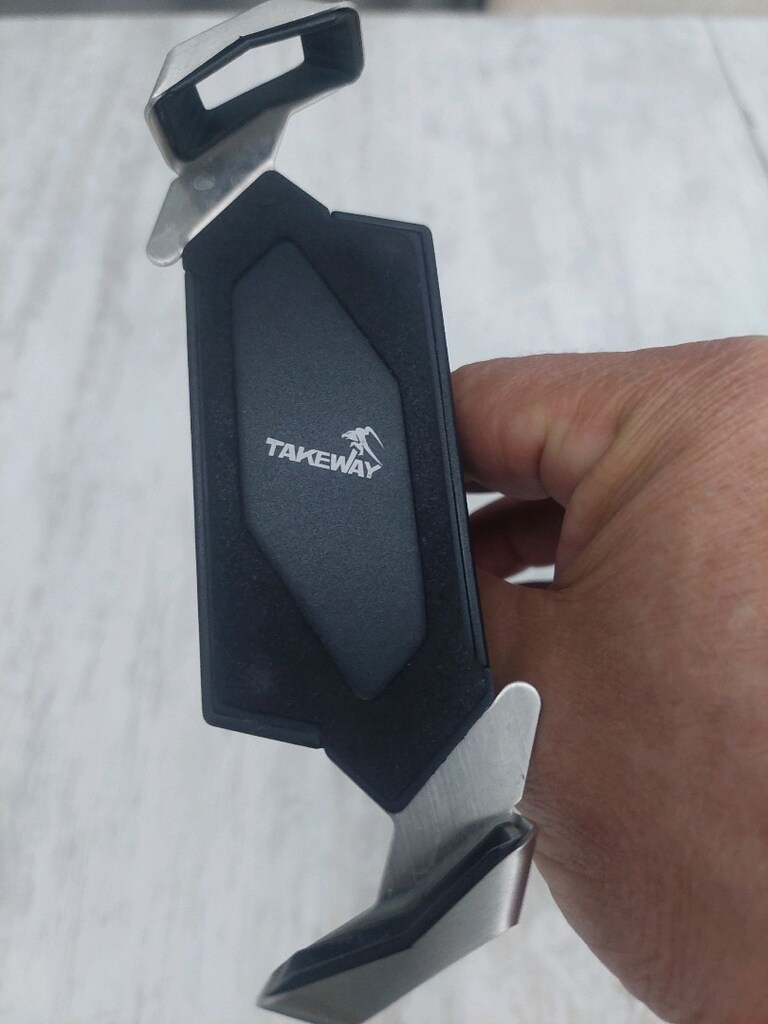 motor bisiklet telefon tutucusu ayarlı TAKAVAY marka pslanmaz.. - 4