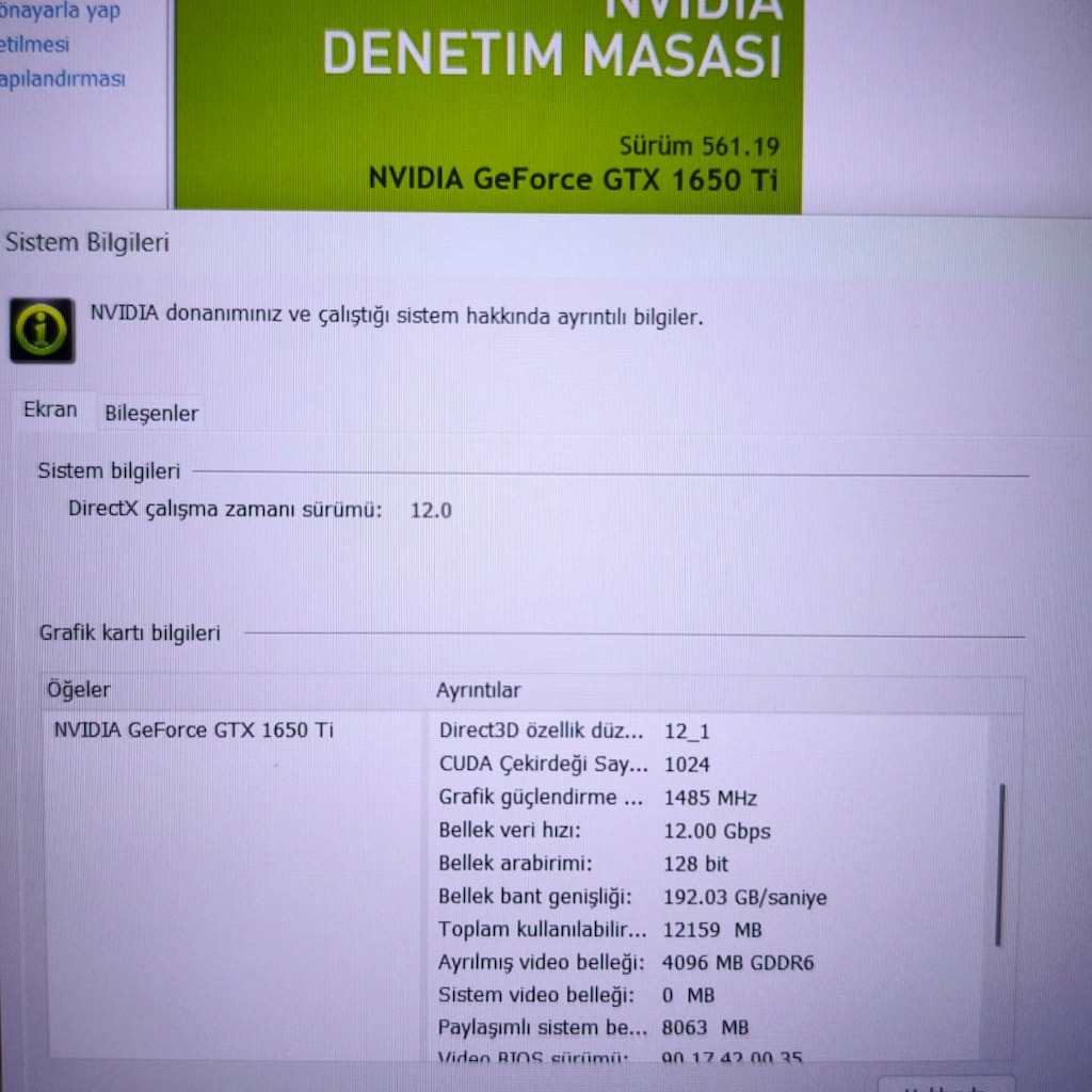 HP / İ7 İŞLEMCİ / 16 RAM / 500 SSD / 144 HZ / GTX 1650Tİ / GAMİNG - 7