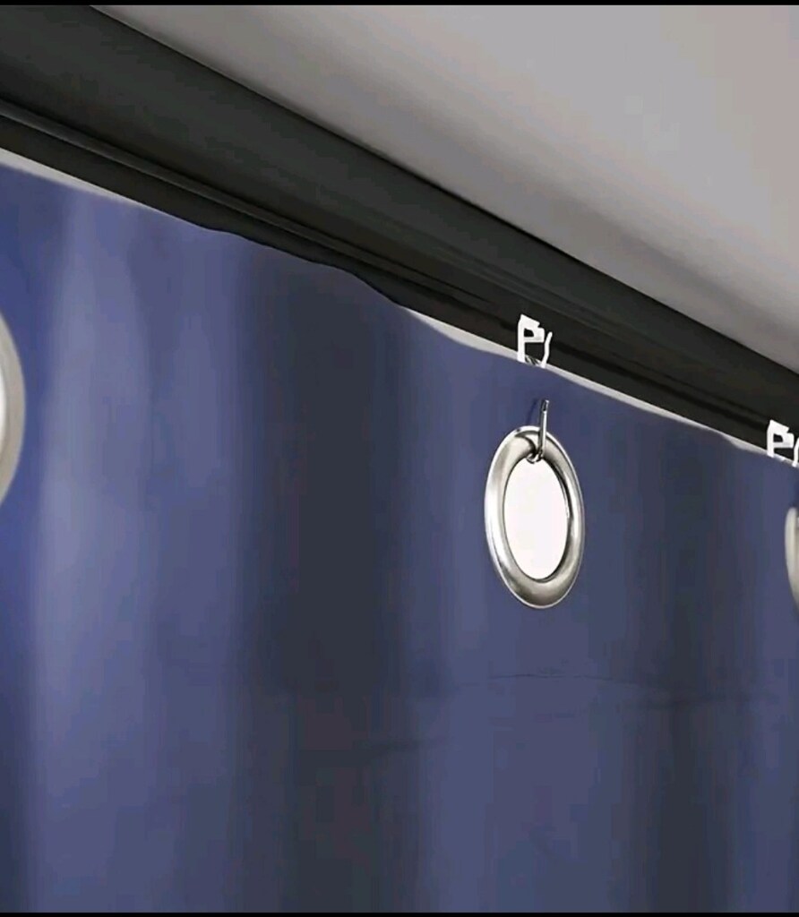 7mm Delikli Perde Askıları, Kaymaz Güçlendirilmiş Paslanmaz Yükseltilm - 2