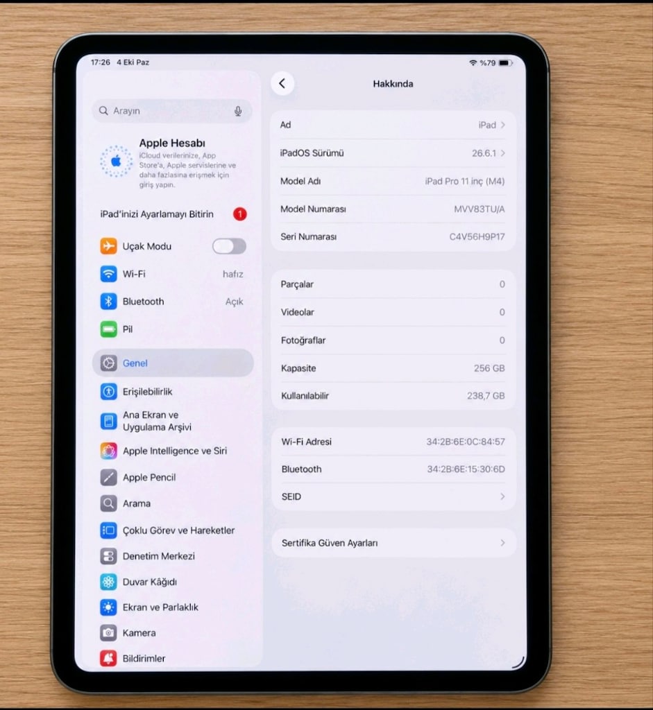 iPad Pro 11” M4 256 GB | 21 Ay TR Garantili | 4 Ay Kaskolu | Hatasız - 8