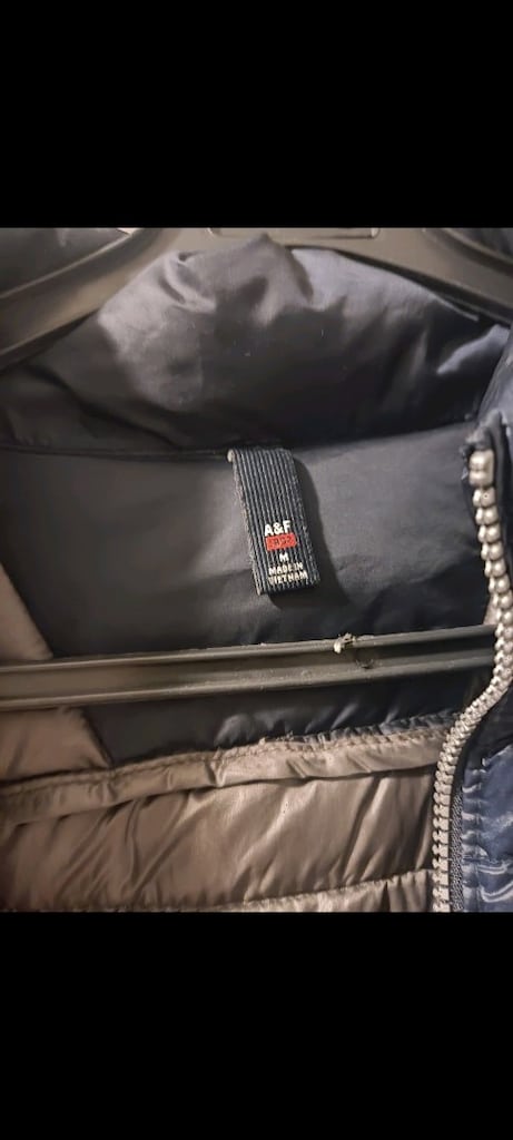ABERCROMBİE ORJ. L BEDEN ERKEK SPORTİF HAFİF ŞİŞME TASARIM MONT — görsel 6/10