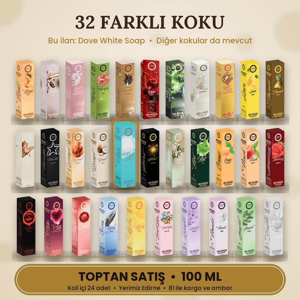 ÇİDO MİRİS ODA KOKUSU 100ML BEYAZ SABUN TOPTAN FİYAT - 3