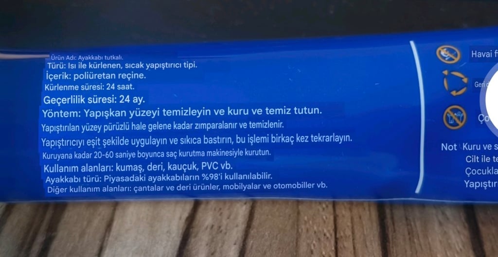 Kuvvetli ayakkabı yapıştırıcı - 2