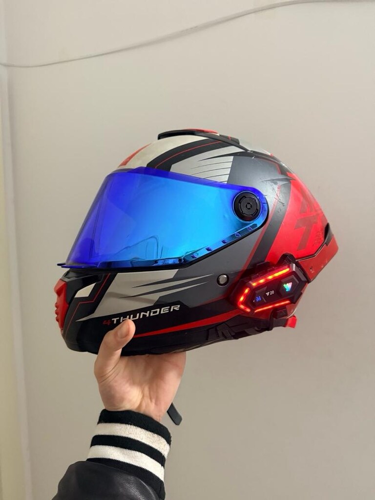 mt thunder sv4 pental intercomlu kask - 2
