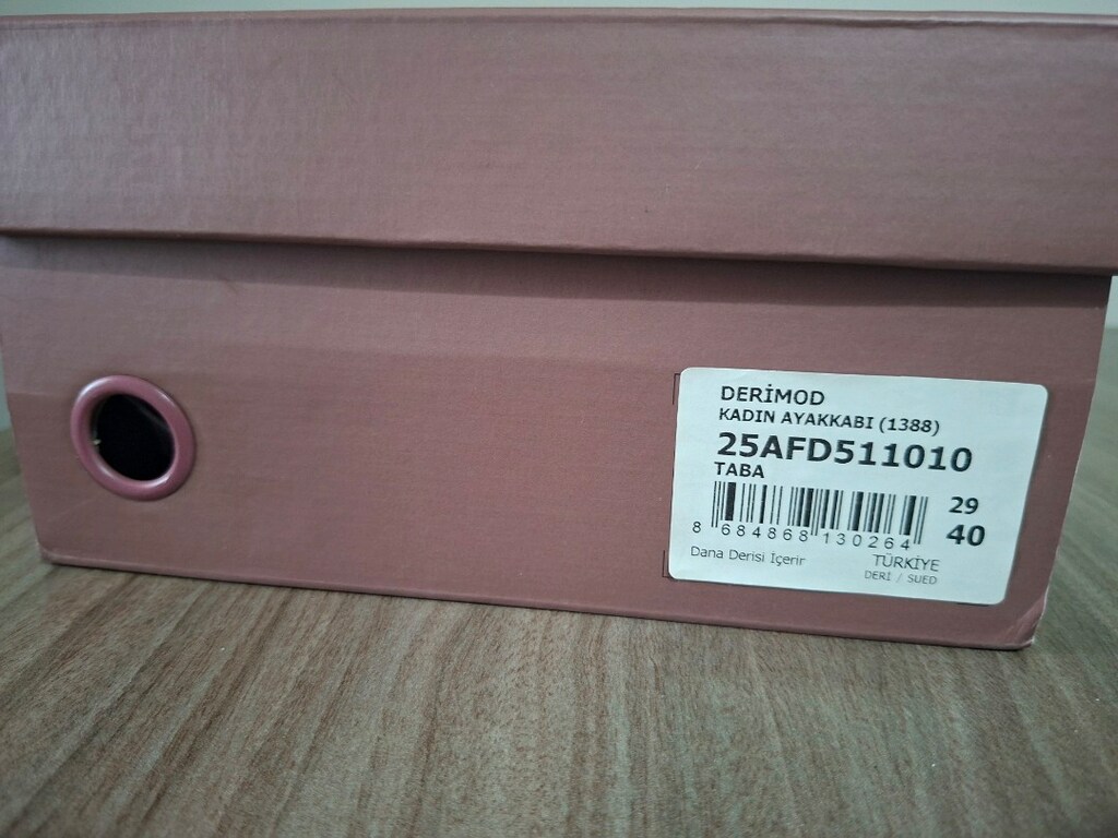 DERİMOD 40 Numara, Leopar Desenli, Deri. - 6