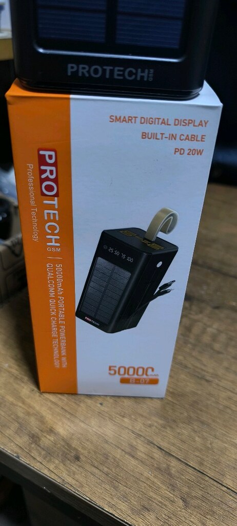 orjinal,solar panelli 50.000 mAh powerbank - 2