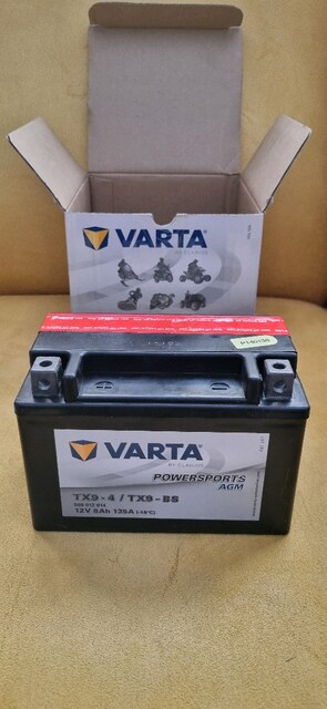 VARTA 12V 8Ah YTX9-BS 135A Motosiklet Aküsü