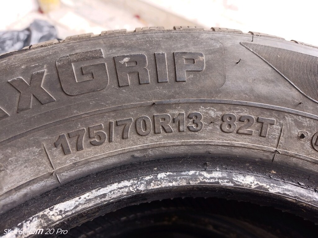 175/70R 13 4adet 2020 1'sezon kullanılmış sıfır gibi lastikler altinda - 12