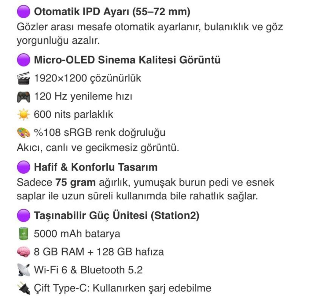 Rokid Max 2 Ar Gözlük & Station - 13