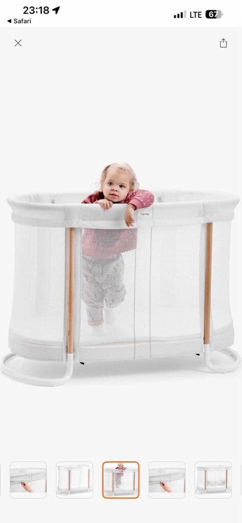BabyBjörn Crib İki Katlı Bebek Beşiği - 6