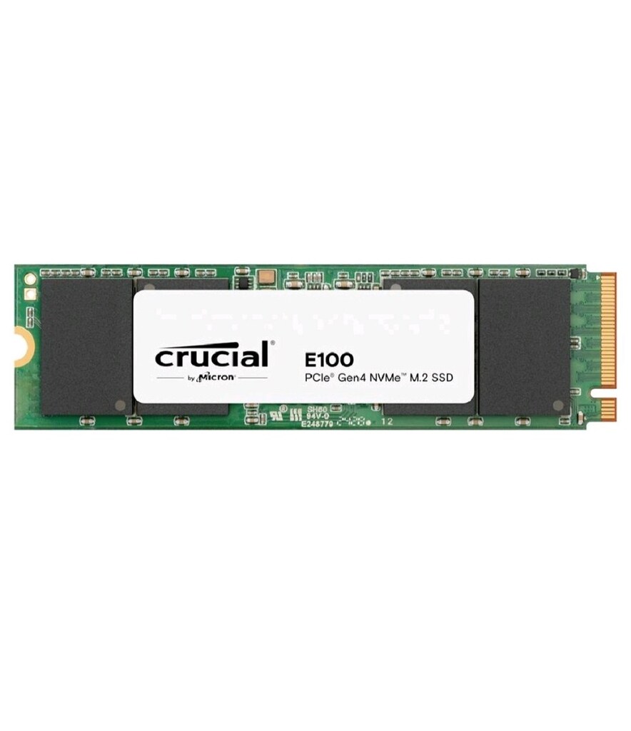 Crucial 1TB E100 Serisi 2280 NVMe M.2 SSD (Okuma 5000MB / Yazma - 2