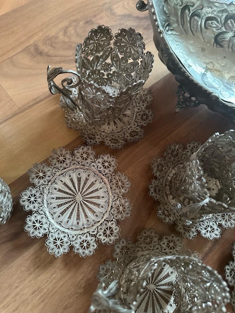 telkare gümüş set - 3