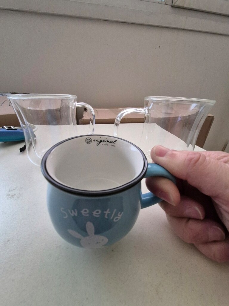 300 ml çift cidarlı cam kupa 4 adet - 5