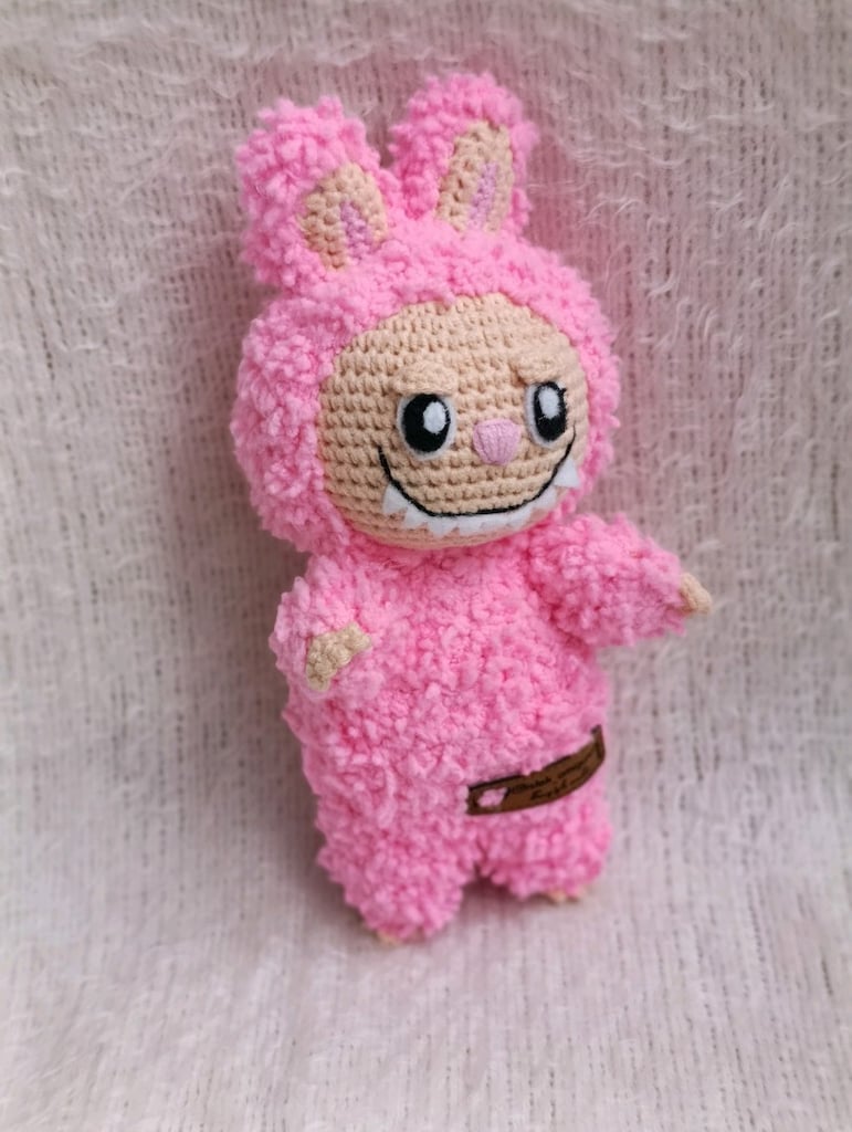 ÖRGÜ AMİGURUMİ LABUBU OYUNCAK - 5