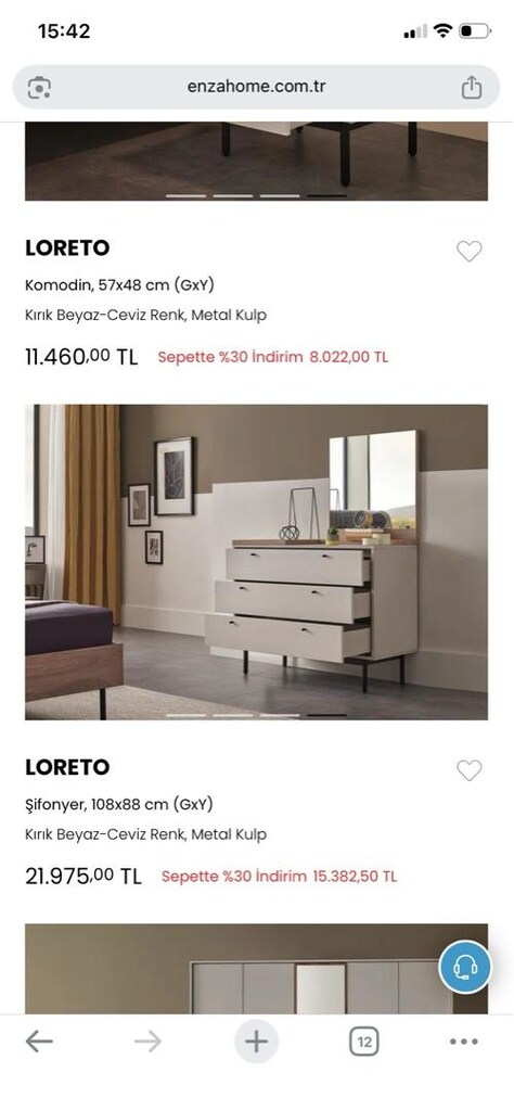 ACİL EnzaHome Yatak Odası Takımı “Loreto” - 5