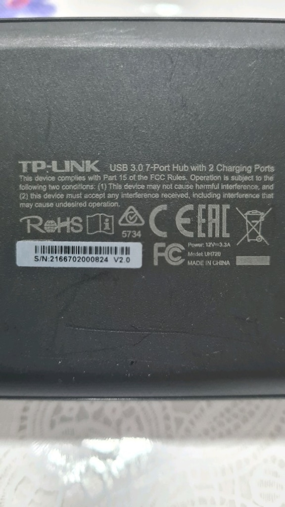 TP-LINK uh720 7-port 5gbps 2 adet $arj portu usb 3.0 çoklayicı - 5