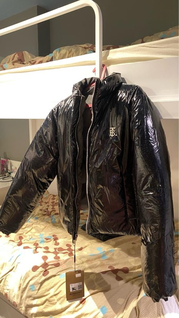 burberry çift taraflı ital mont