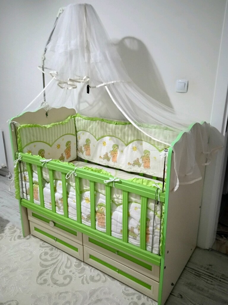 BEŞİK, ÇEKMECELİ, YATAKLI, SALLANIR.. - 3