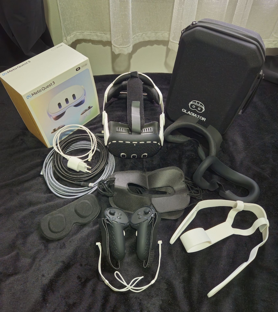 META QUEST 3, 512GB, 18 AY GARANTİLİ + FULL AKSESUAR SETİ