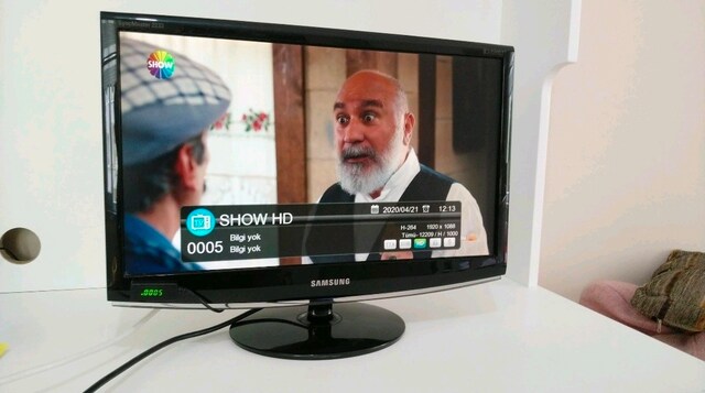 19 inç HD uydu alıcılı otel televizyonu