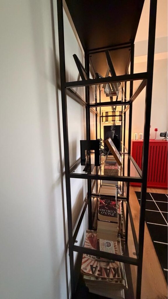ikea vittsjo 2 adet cam metal kitaplik - 4