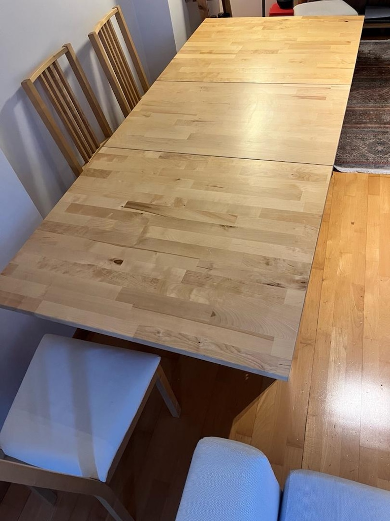 IKEA 6/8 Kişilik Yemek Masası Takımı - 8