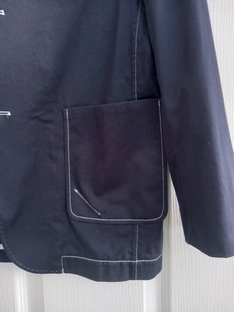 Blazer lacivert ceket - 5