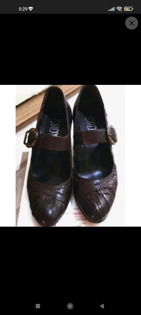 ACI KAHVE FULL DERİ AYAKKABI 36 tnc inci 9w zara retro vintage - 3