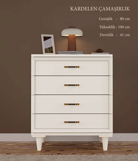 Sıfır , %100 MDF , Çamaşırlık / Şifonyer / Çok amaçlı şifonyer