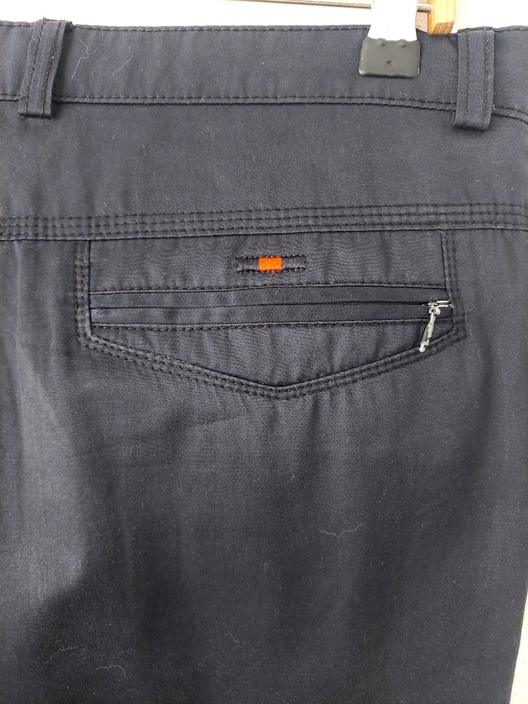 Erkek Fermuar Cepli koyu lacivert pantolon 54 beden - 8
