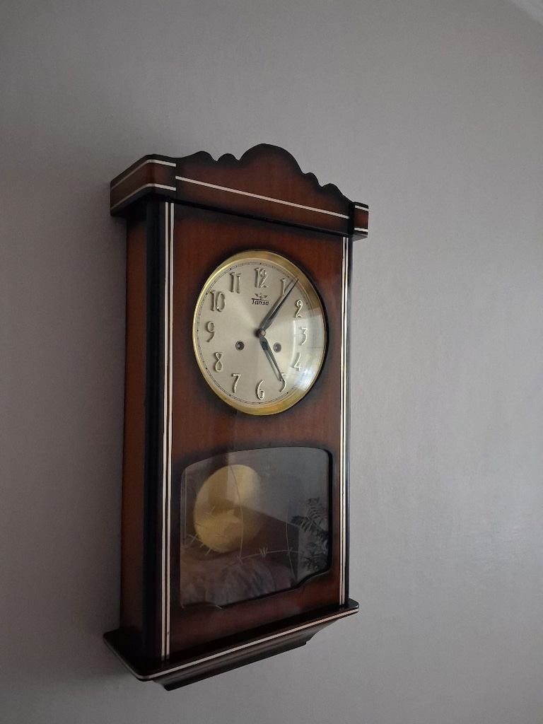 TANSA Kurmalı Gonglu Duvar Saati ALMAN - 6
